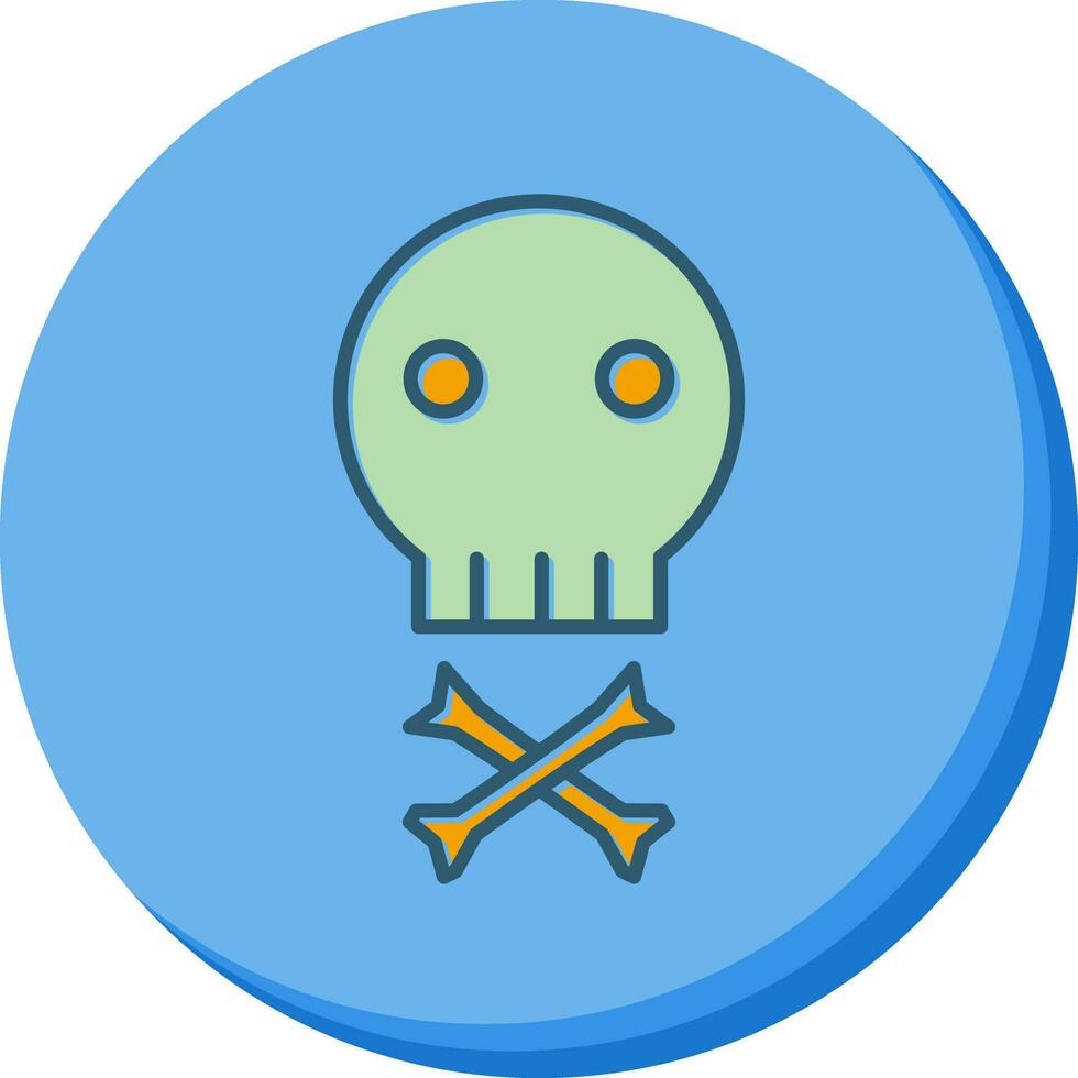 icono de vector de signo pirata