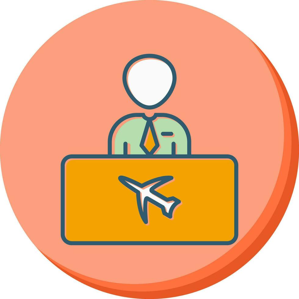 Flight Information Vector Icon