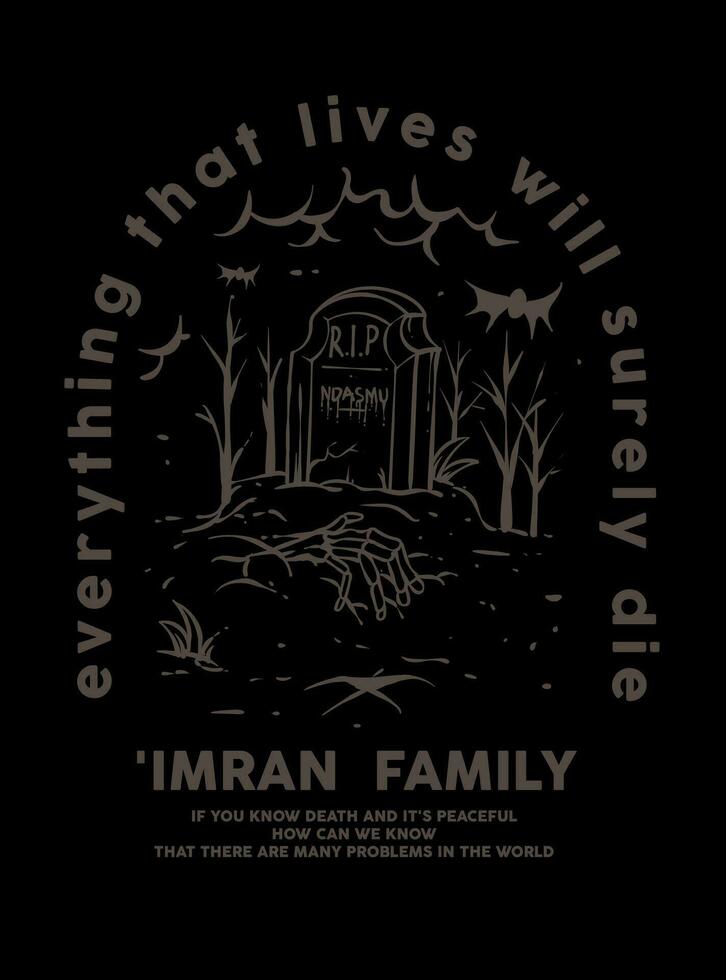 rip design retro halloween vector