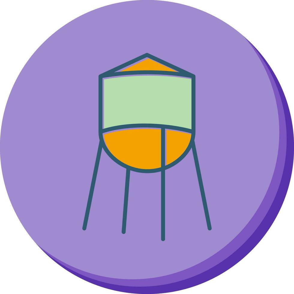 Water Tower Vector Icon