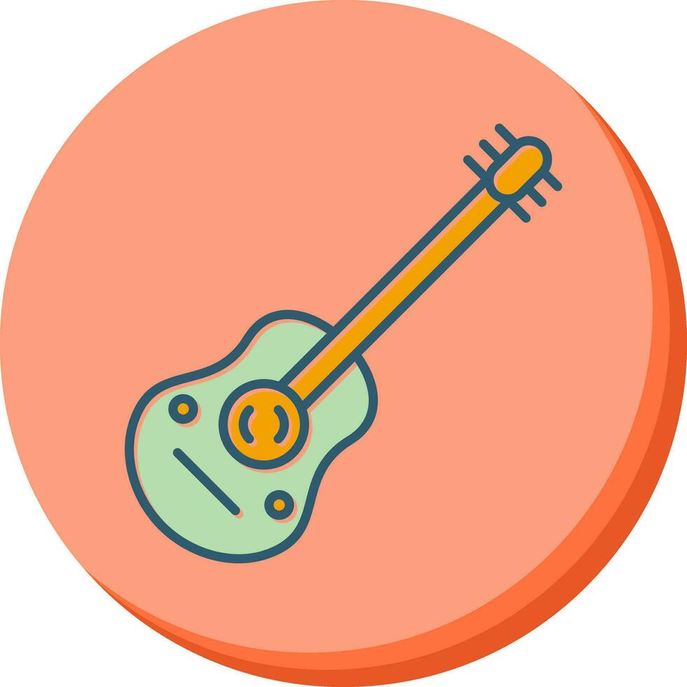 icono de vector de guitarra