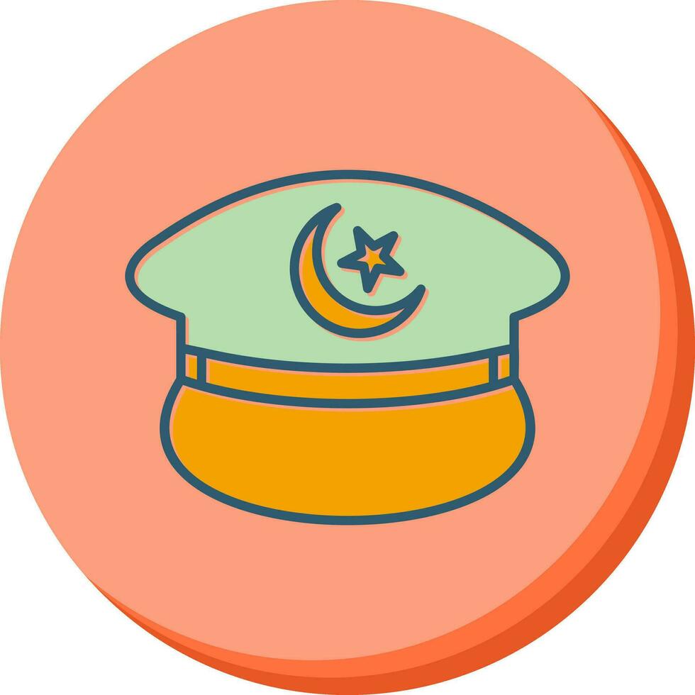 Military Hat Vector Icon