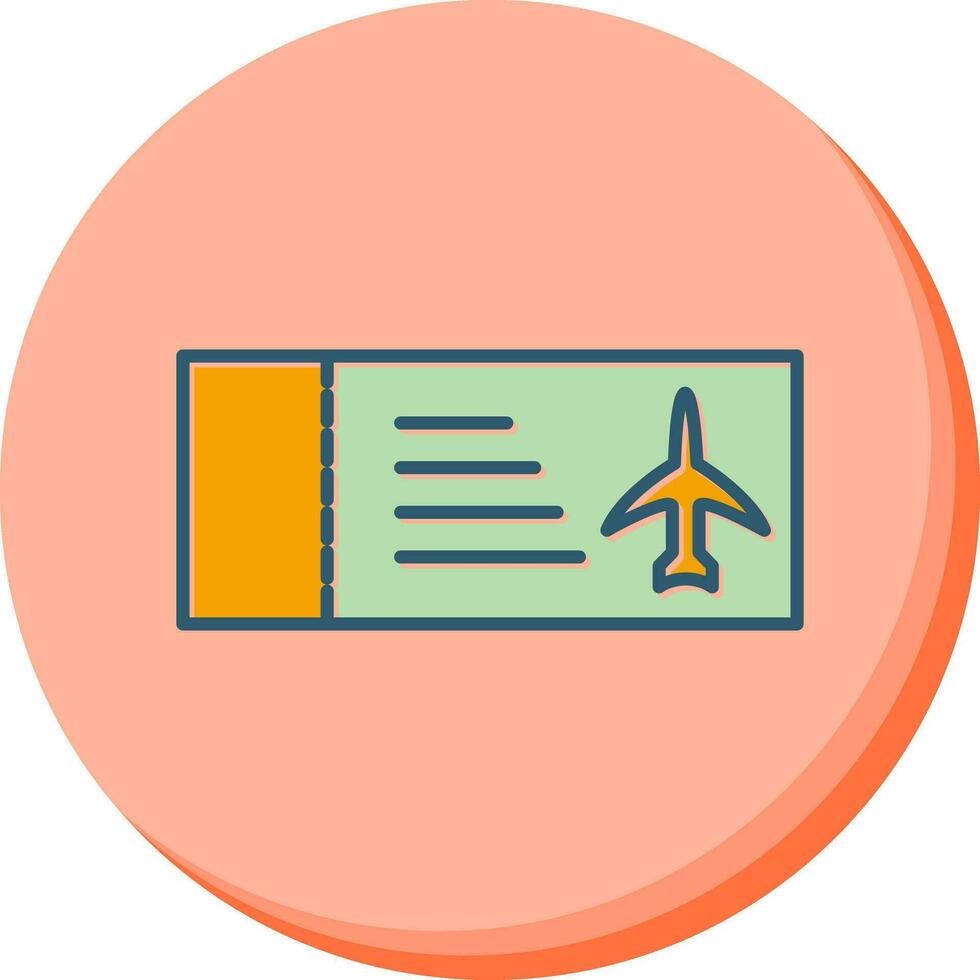 Plane Tickets Vector Icon