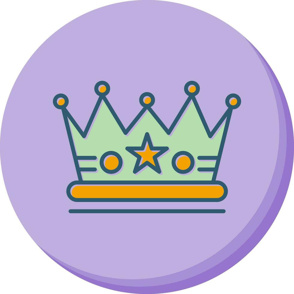 icono de vector de corona