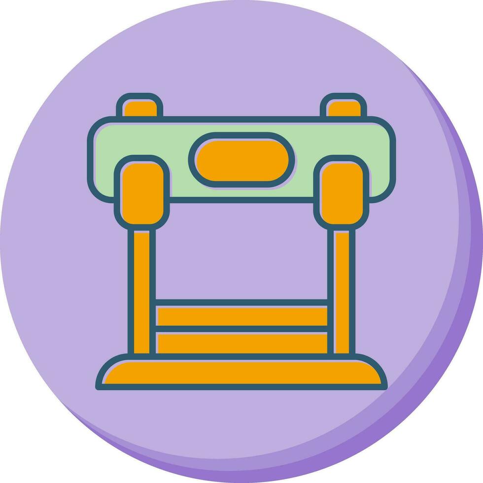 Hurdles Race Vector Icon