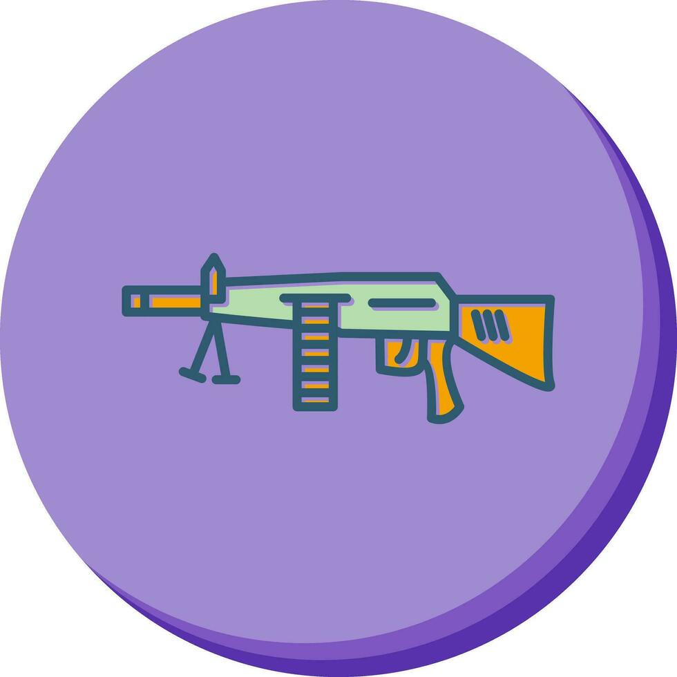 Machine Gun Vector Icon