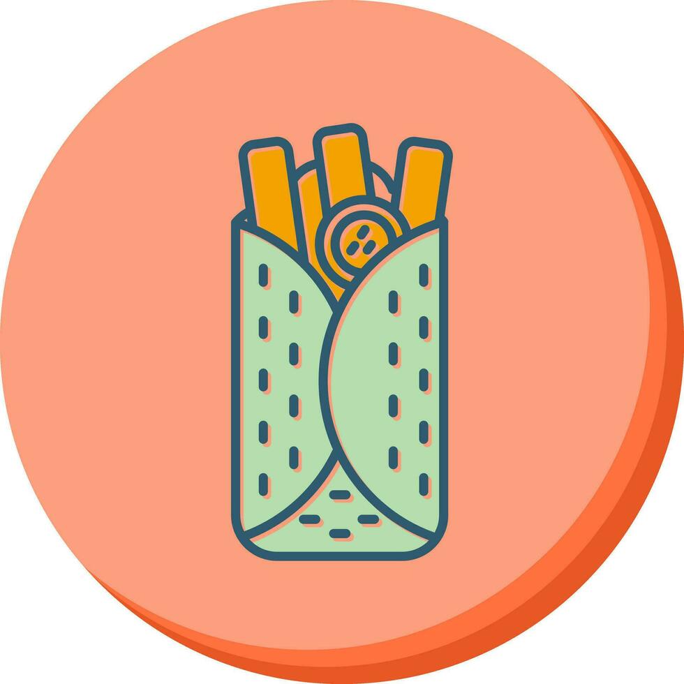 Fajita Vector Icon