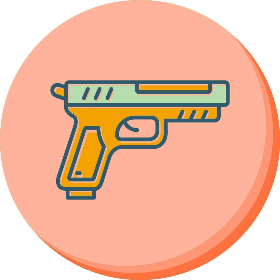 icono de vector de pistola