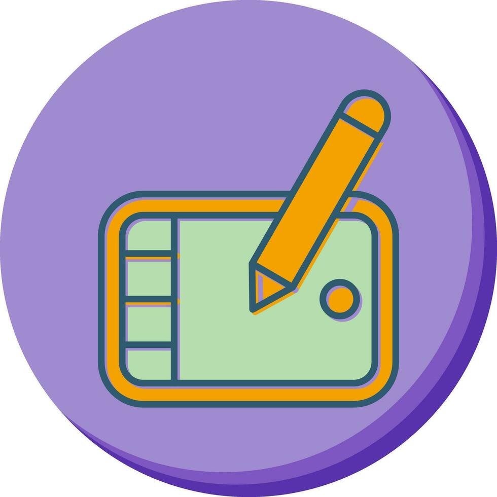 Graphic Tablet Vector Icon