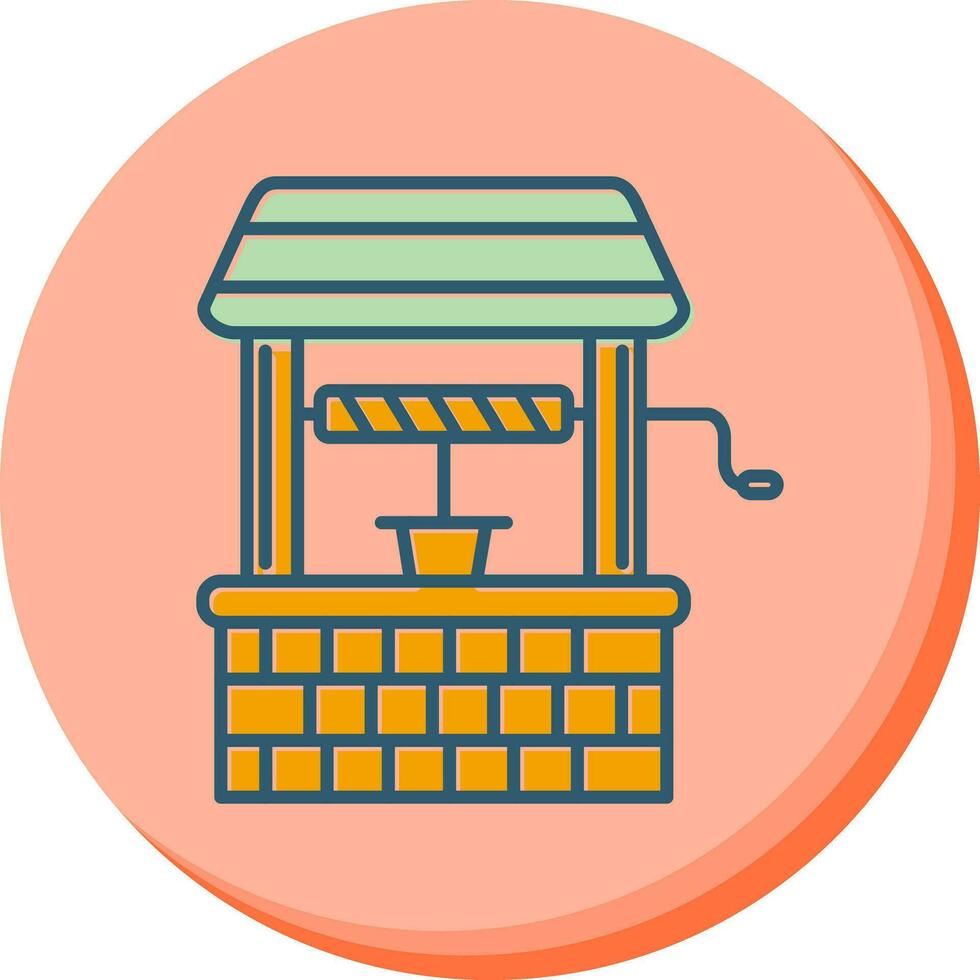 Water Well Vector Icon