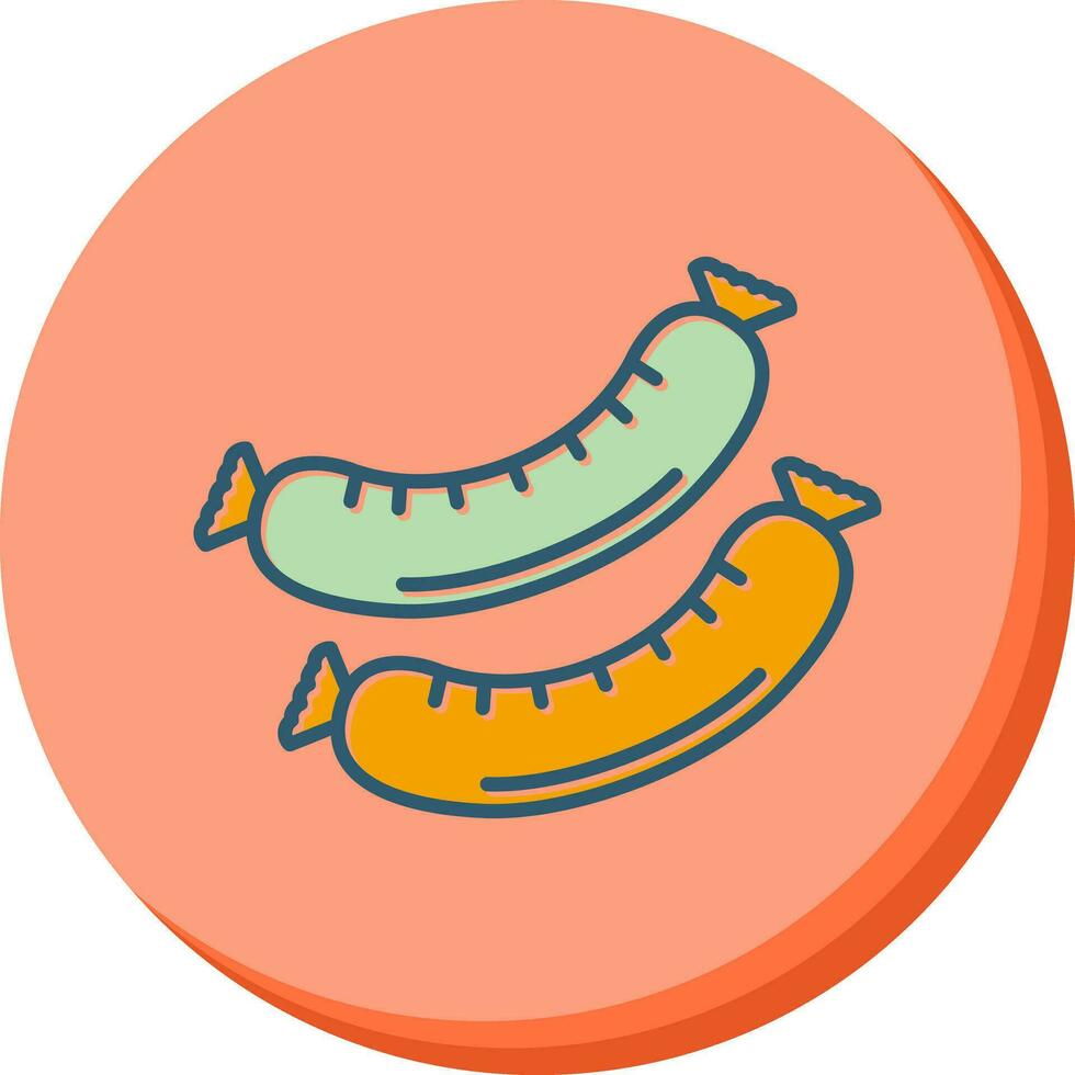 Sausage Vector Icon