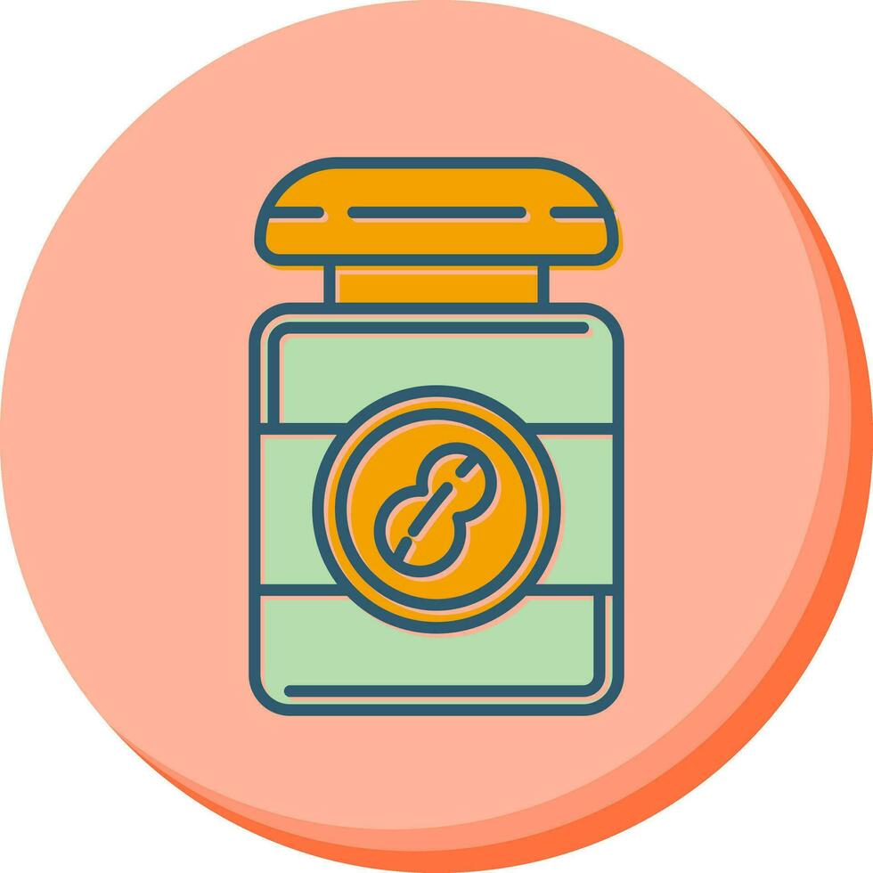 Peanut Butter Vector Icon