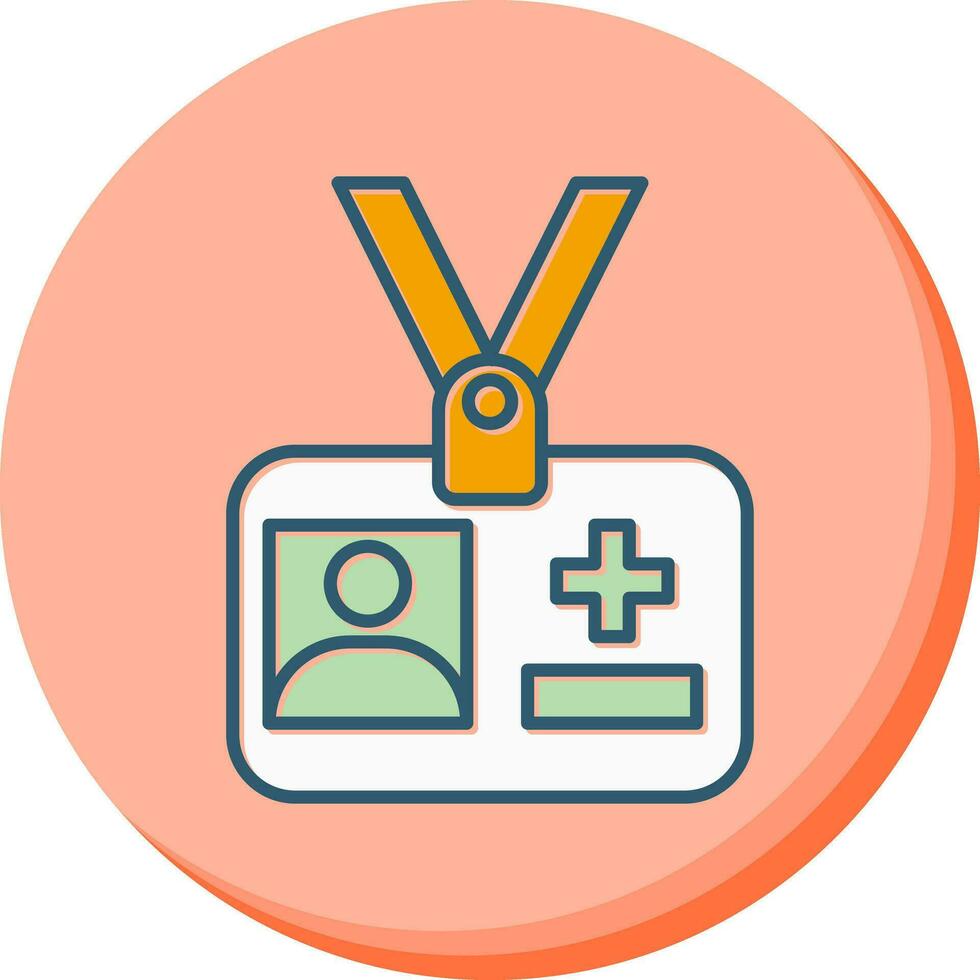 Medical Id Vector Icon
