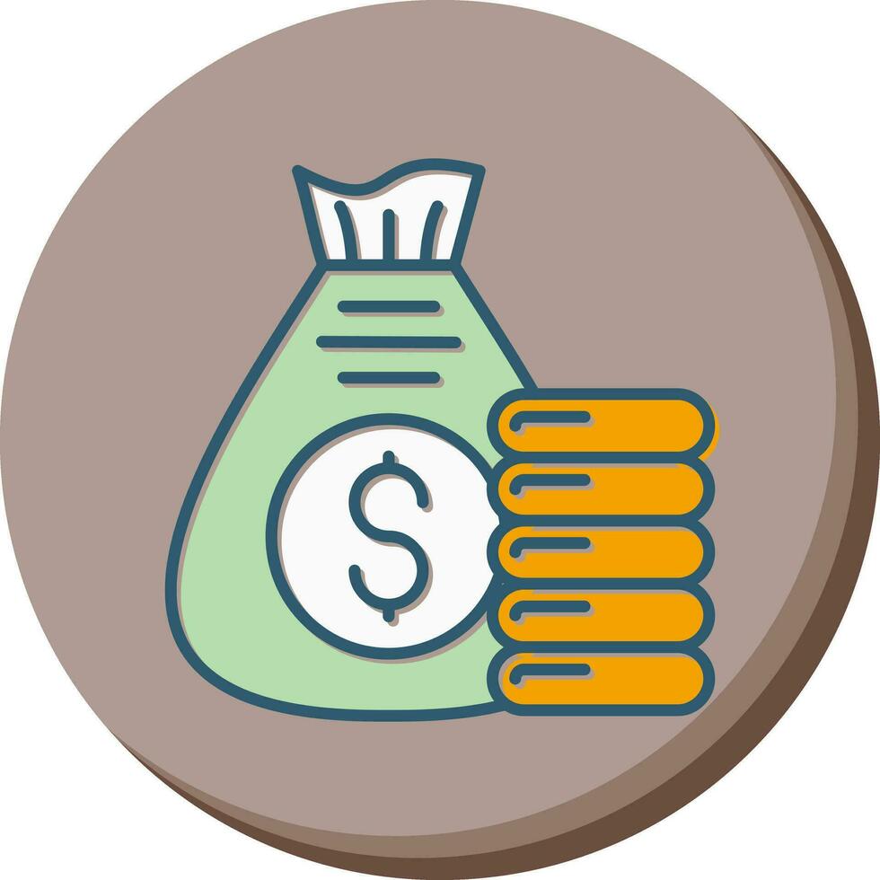 Money Bag Vector Icon