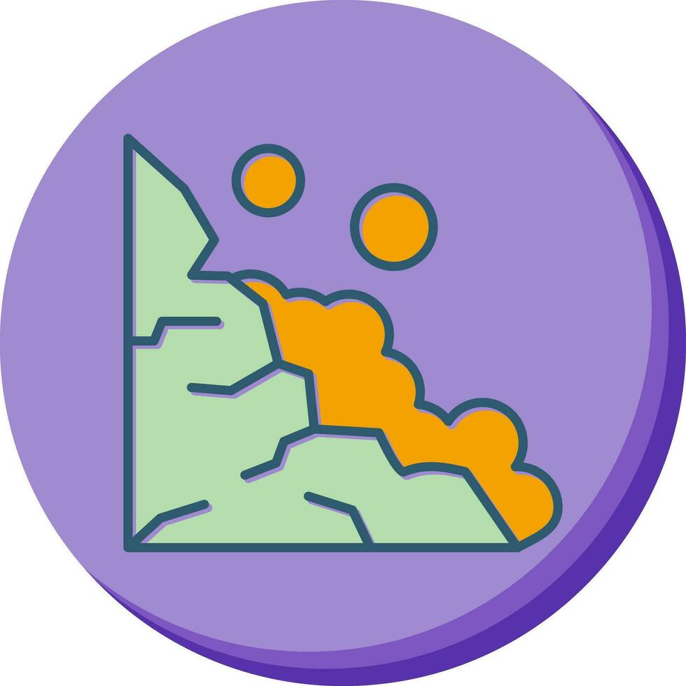 Landslide Vector Icon