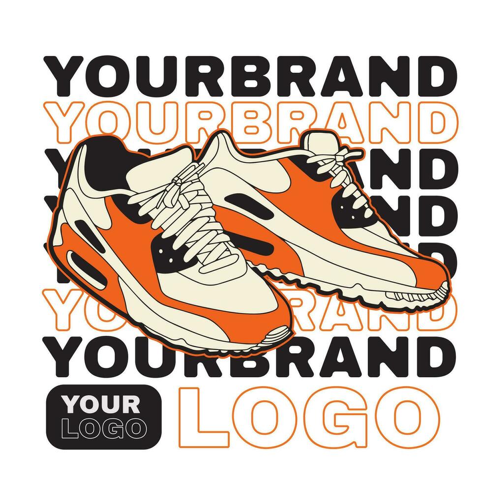 Sneaker shoes . Concept. Flat design. Vector illustration. Sneakers in flat style. Sneakers side view. Fashion sneakers.