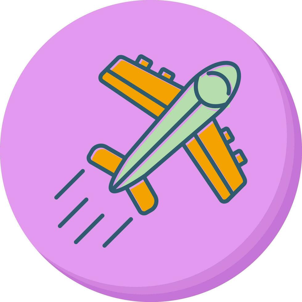 icono de vector de avión