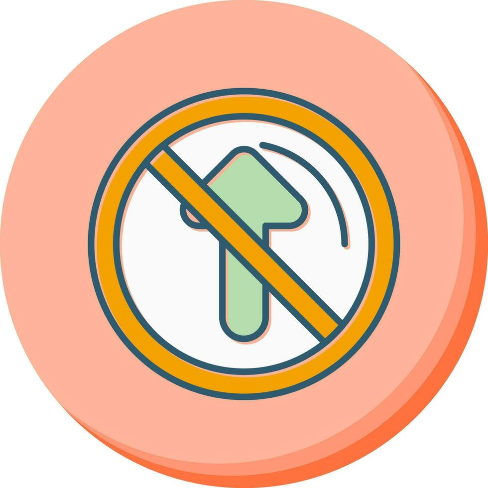 No Passing Vector Icon