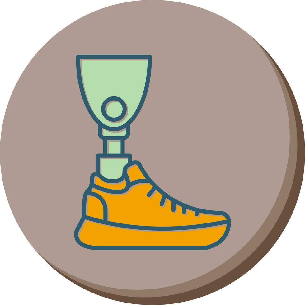 Prosthesis Vector Icon