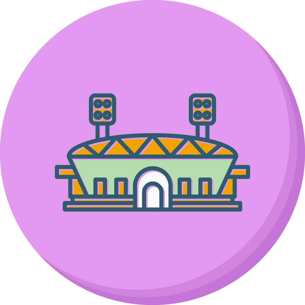 icono de vector de estadio