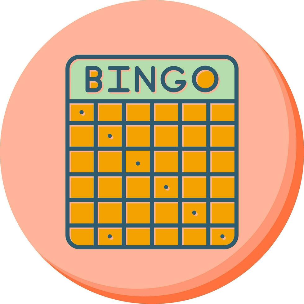Bingo Vector Icon