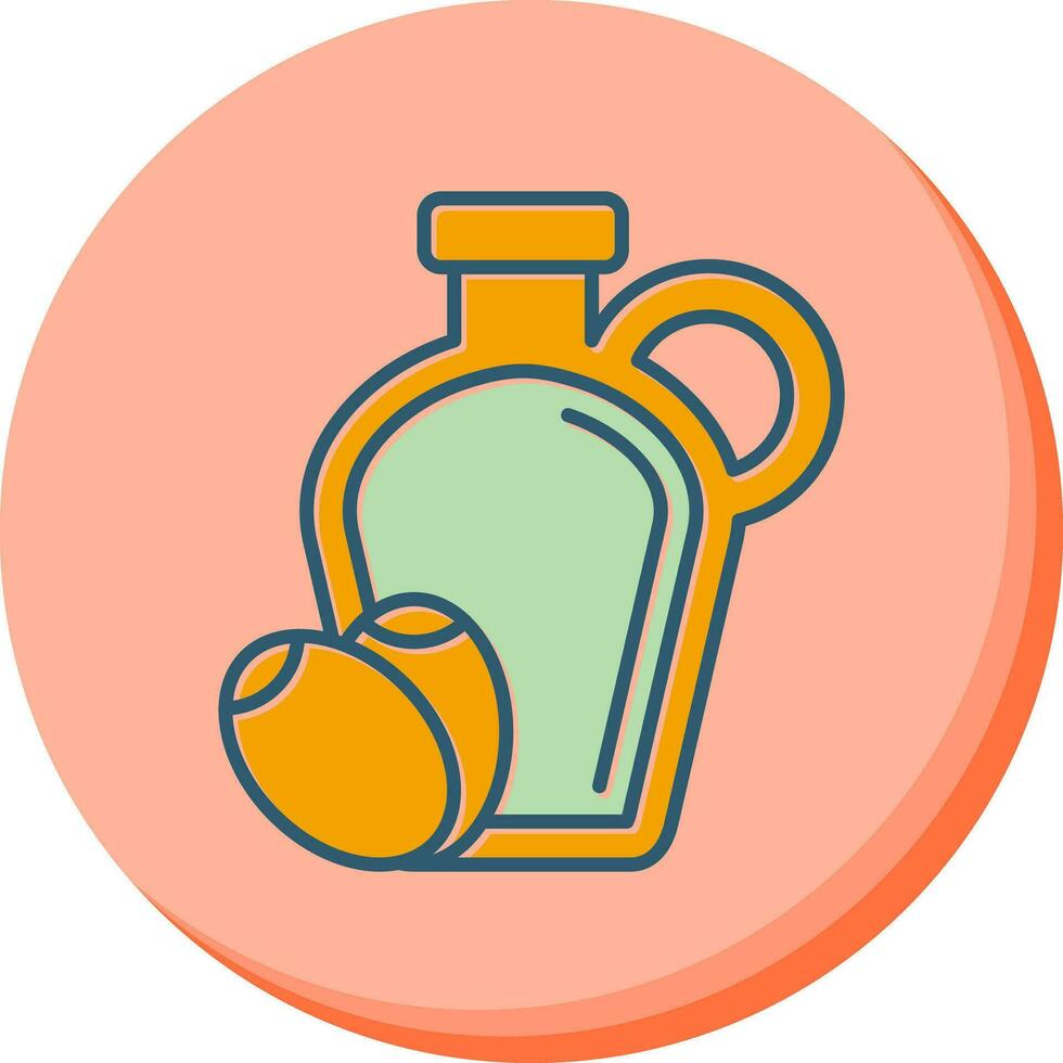 Olive Oil Vector Icon