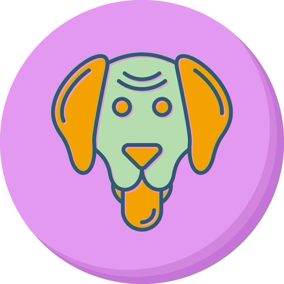 icono de vector de perro