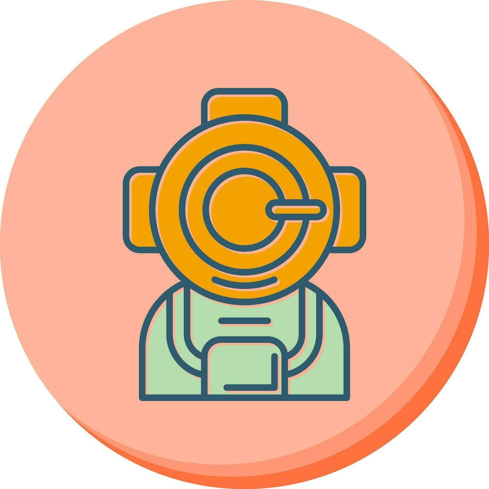 Diving Helmet Vector Icon
