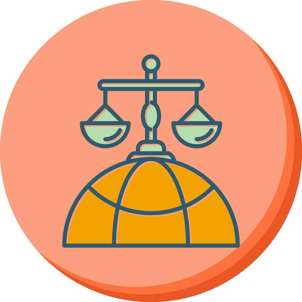 International Law Vector Icon