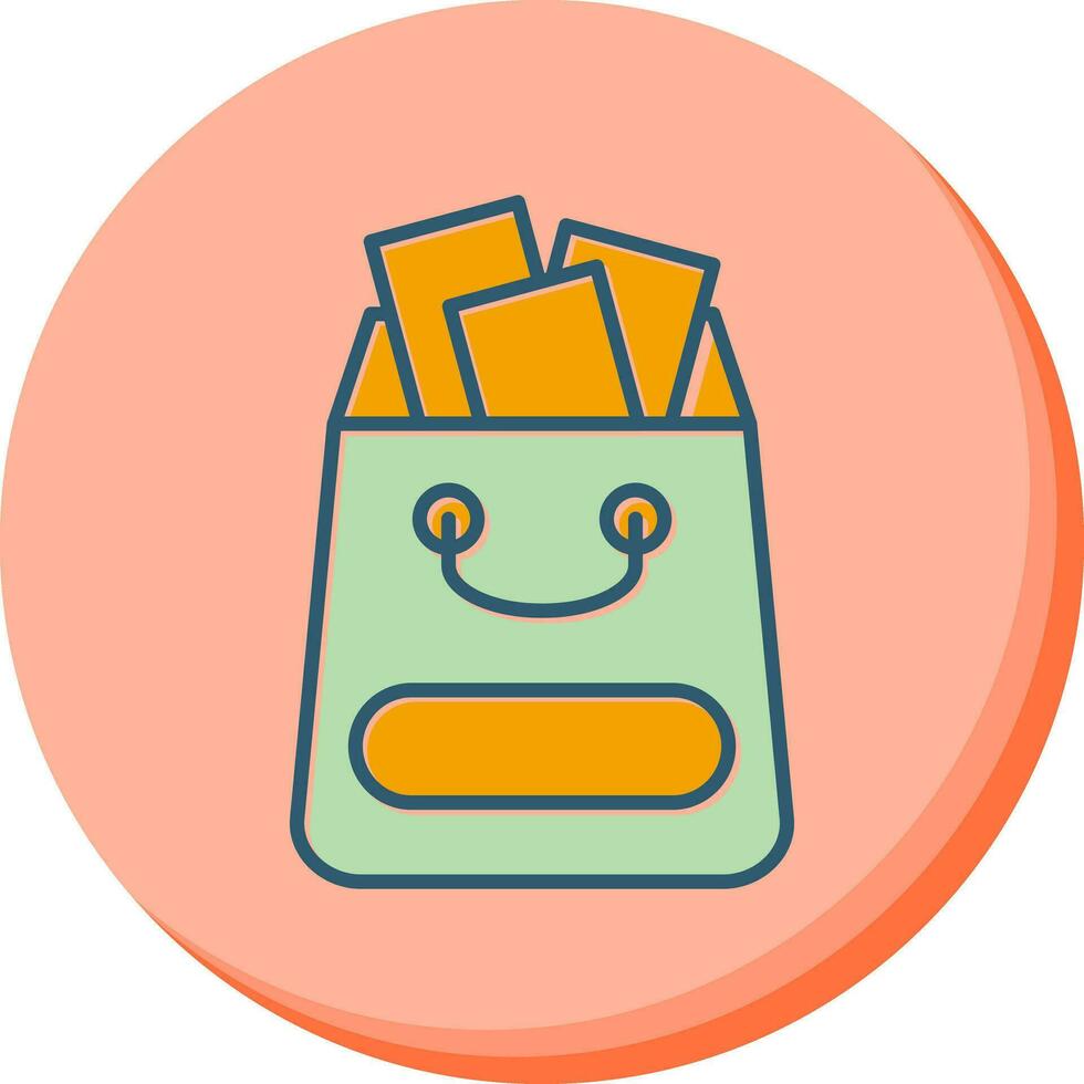 icono de vector de compras