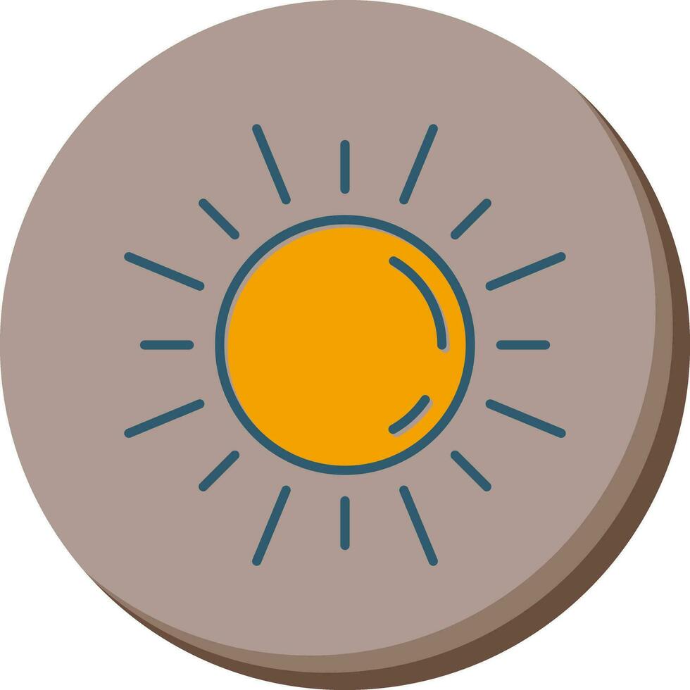 icono de vector de sol