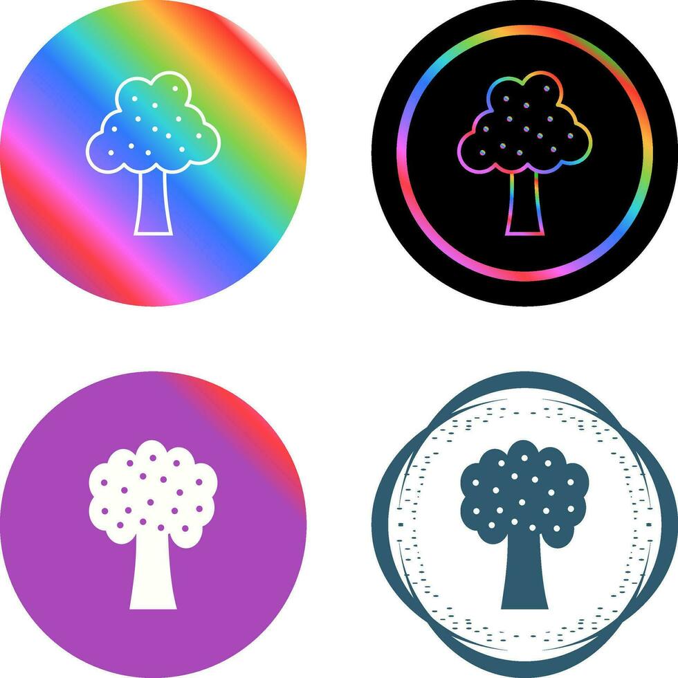 Fruit Tree Vector Icon