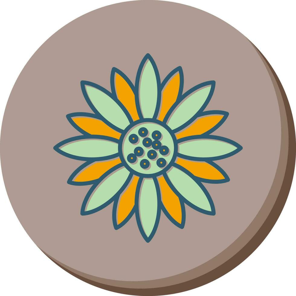 Sunflower Vector Icon