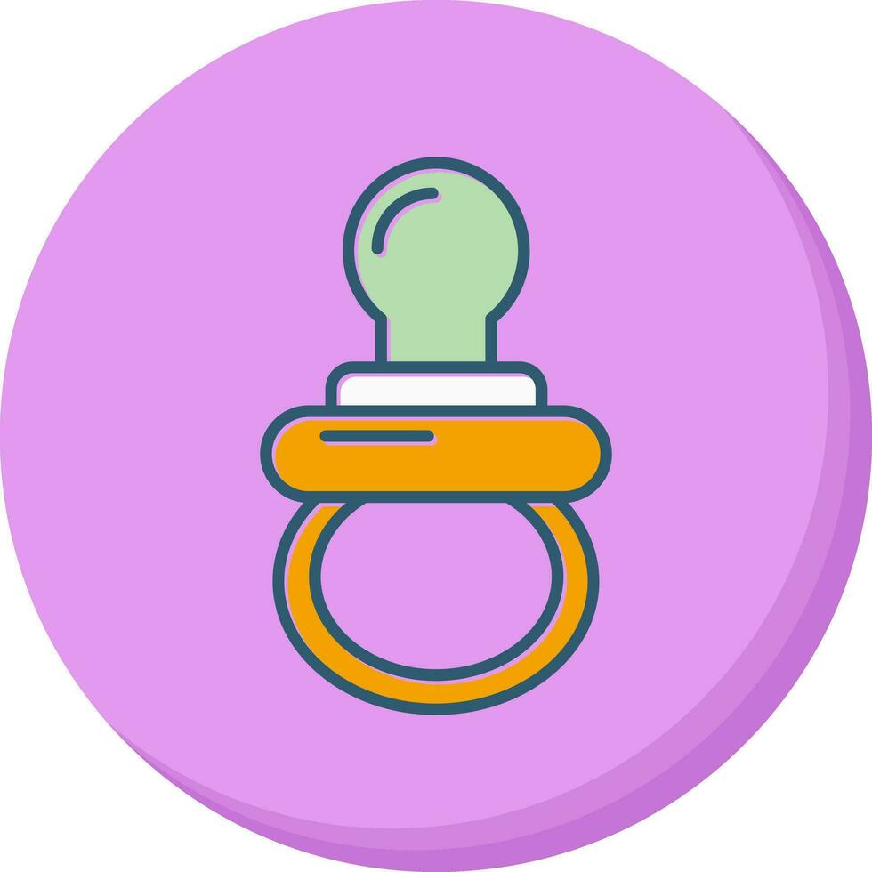 Pacifier Vector Icon