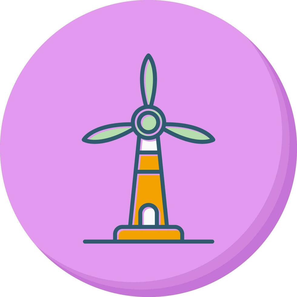 Windmill Vector Icon