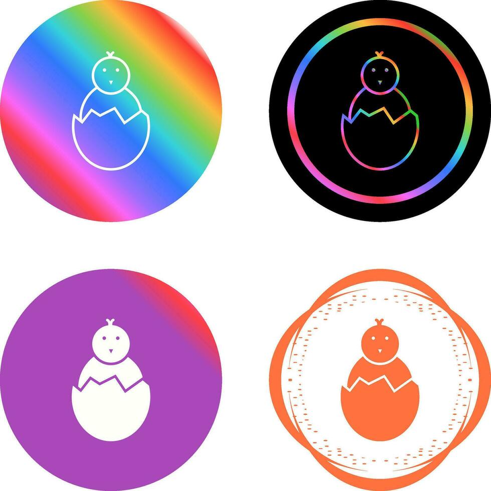 Hatched Egg Vector Icon