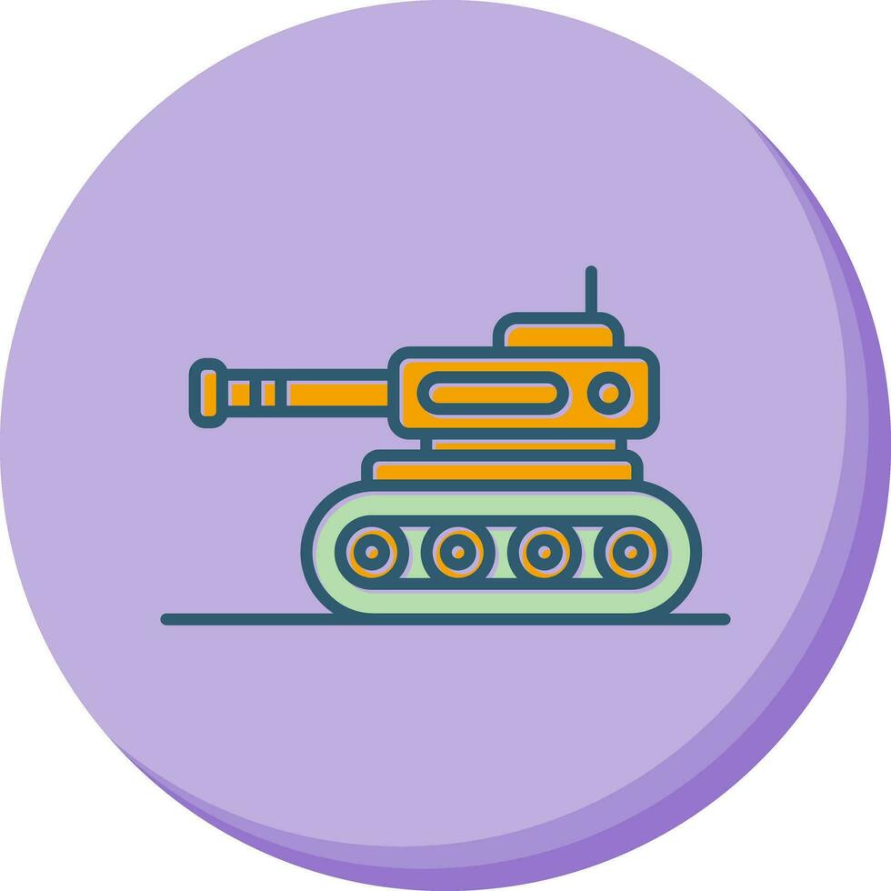 icono de vector de tanque