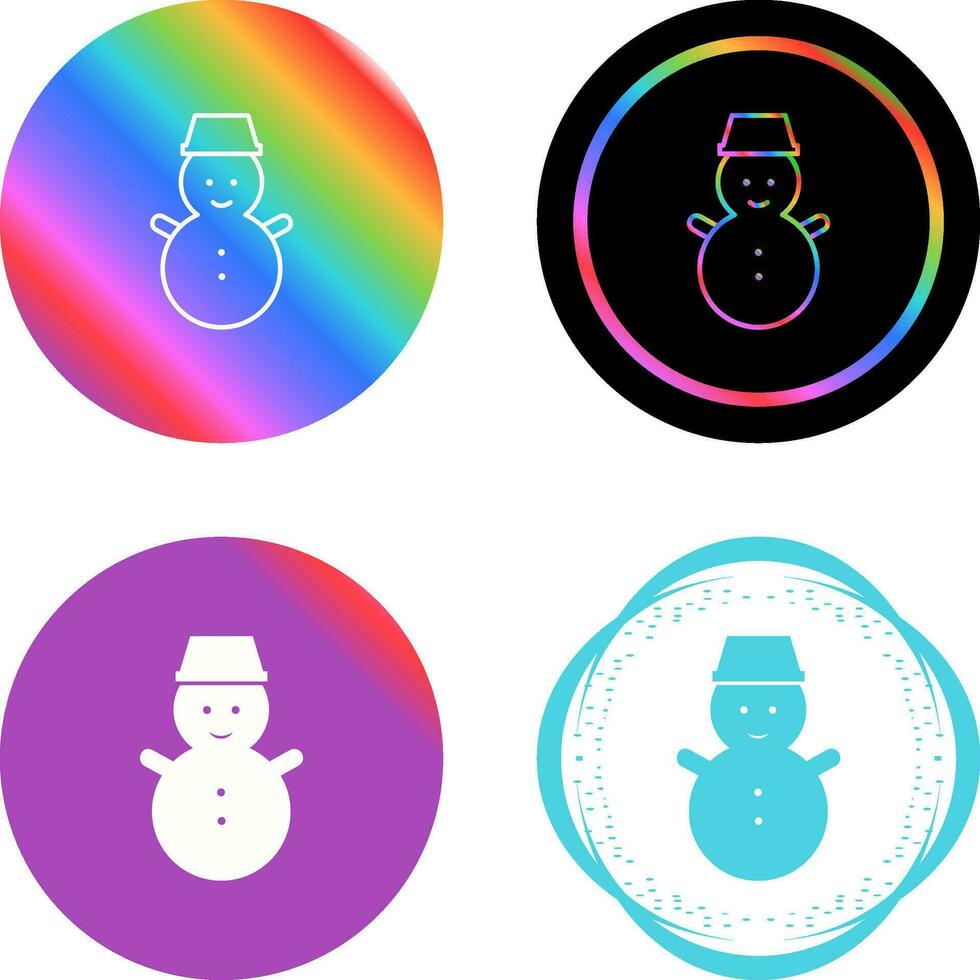 Snowman Vector Icon