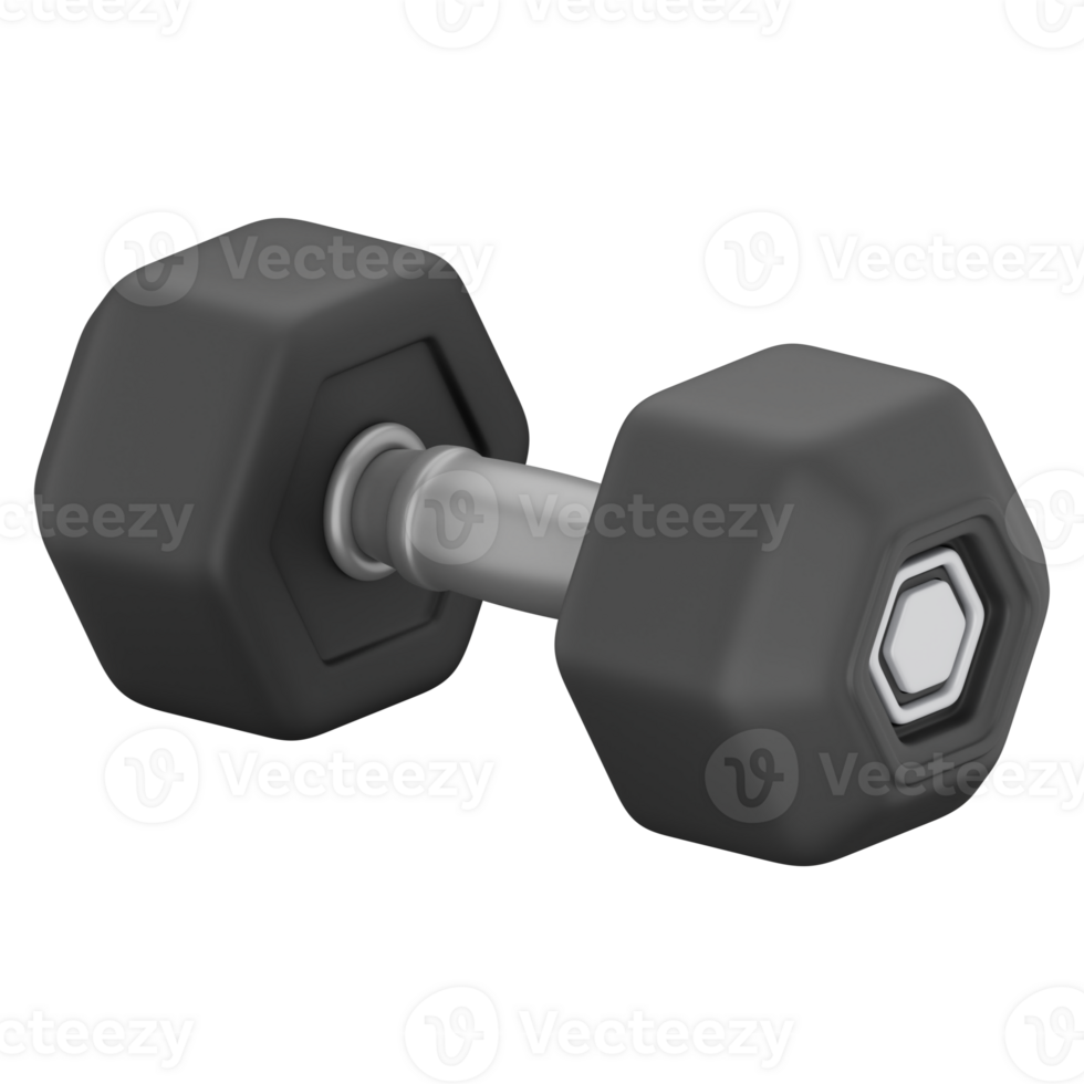 3D Dumbbell Illustration png