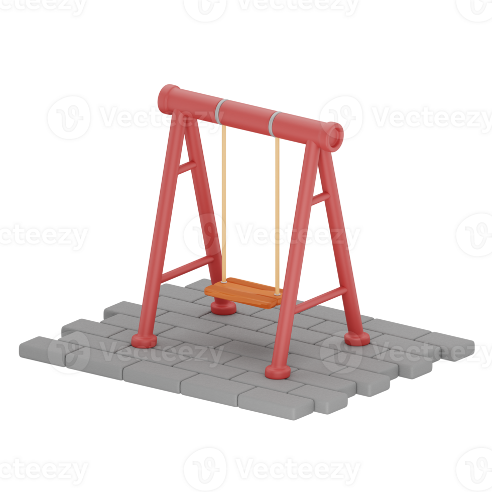 3D Swing Illustration png