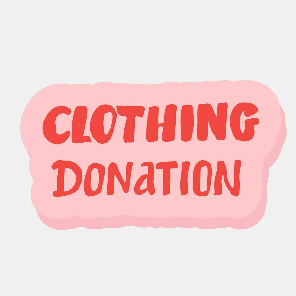 Clothing donation flat vector poster template. Thrift shop, second hand store web banner design. Homeless, people in need social help. Men and women garment illustration. Apparel selling and buying,