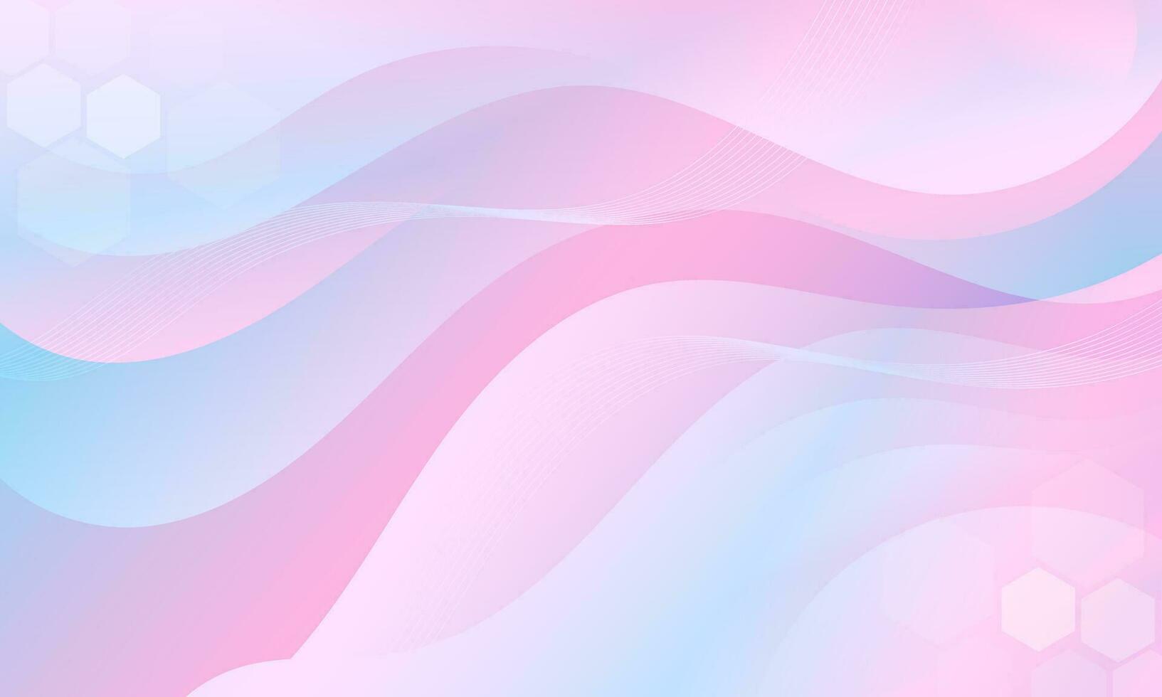 Abstract Gradient pink liquid Wave Background vector