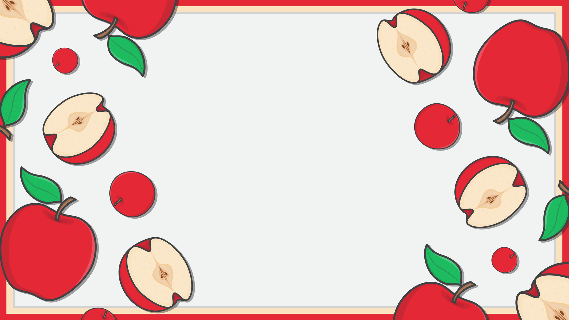 Apple Fruit Background Design Template. Apple Cartoon Vector Illustration 28336143 Vector Art at