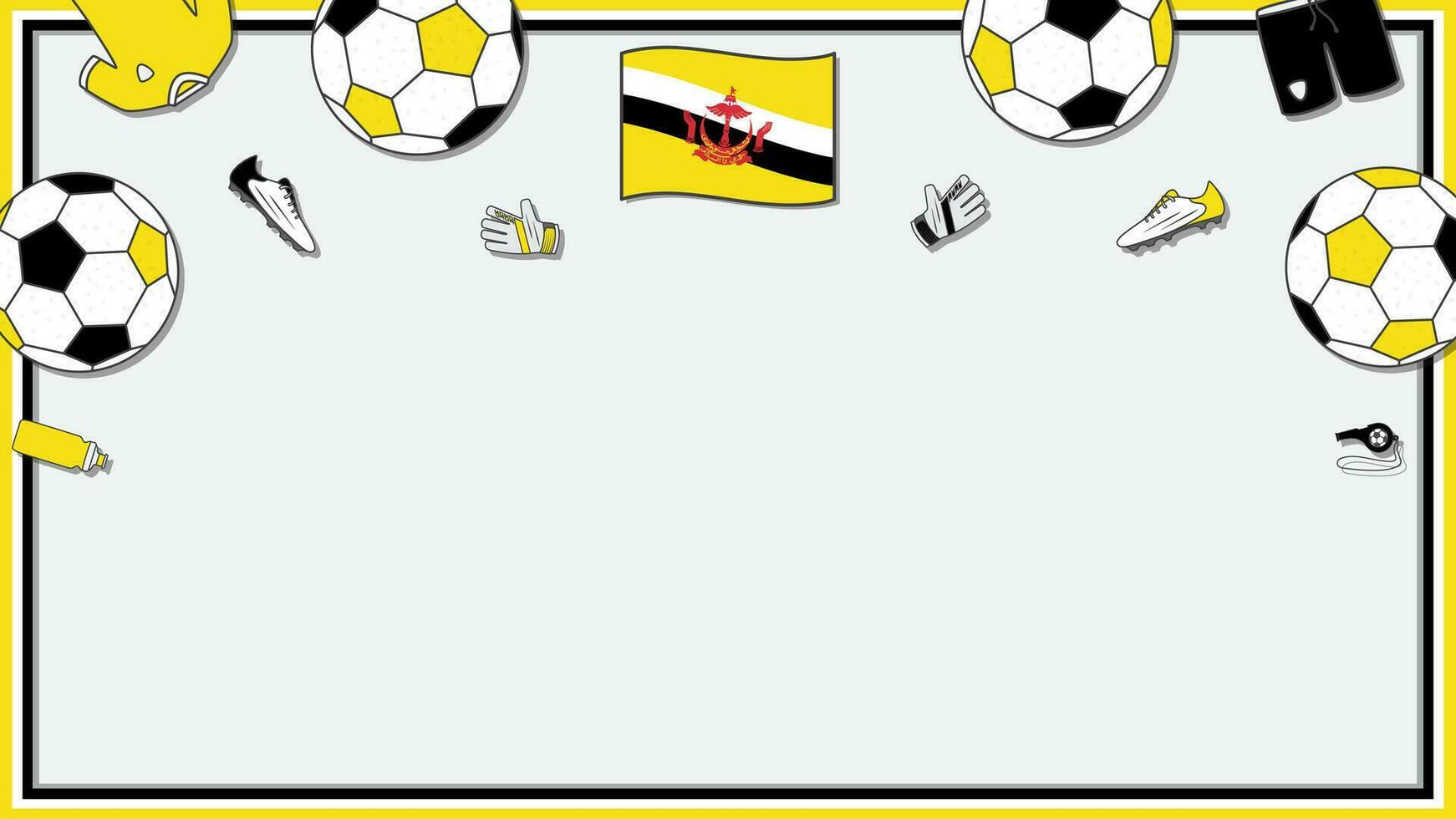 fútbol americano antecedentes diseño modelo. fútbol americano dibujos animados vector ilustración. competencia en Brunei darussalam