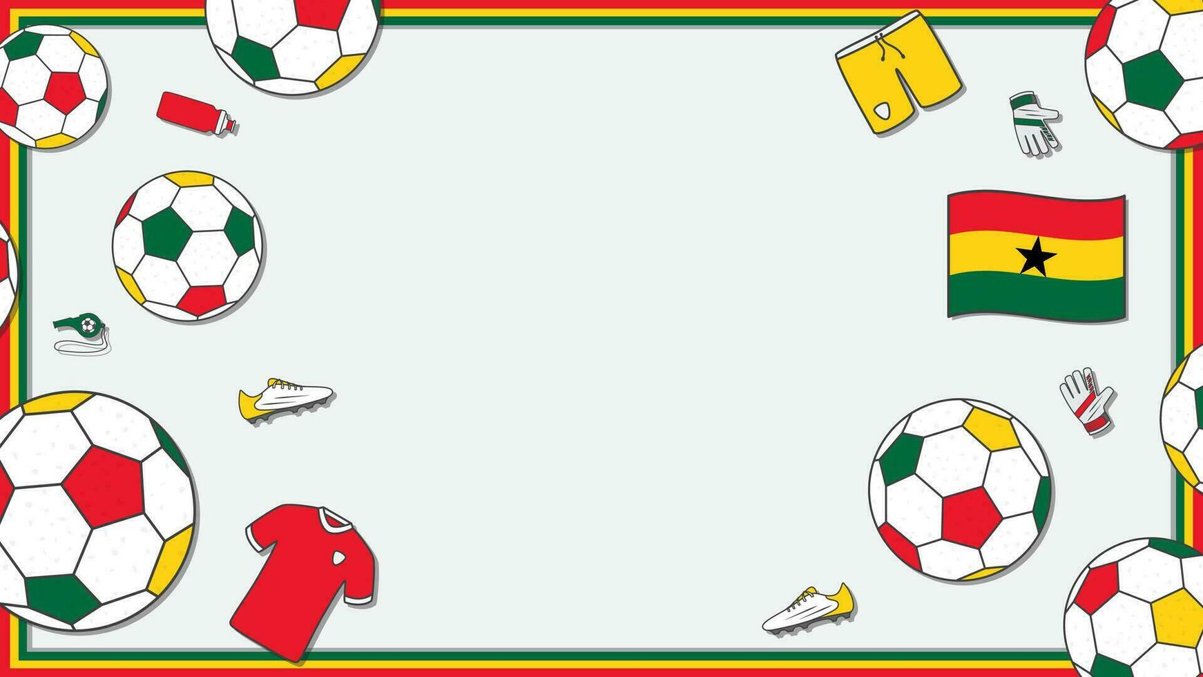 fútbol americano antecedentes diseño modelo. fútbol americano dibujos animados vector ilustración. deporte en Ghana