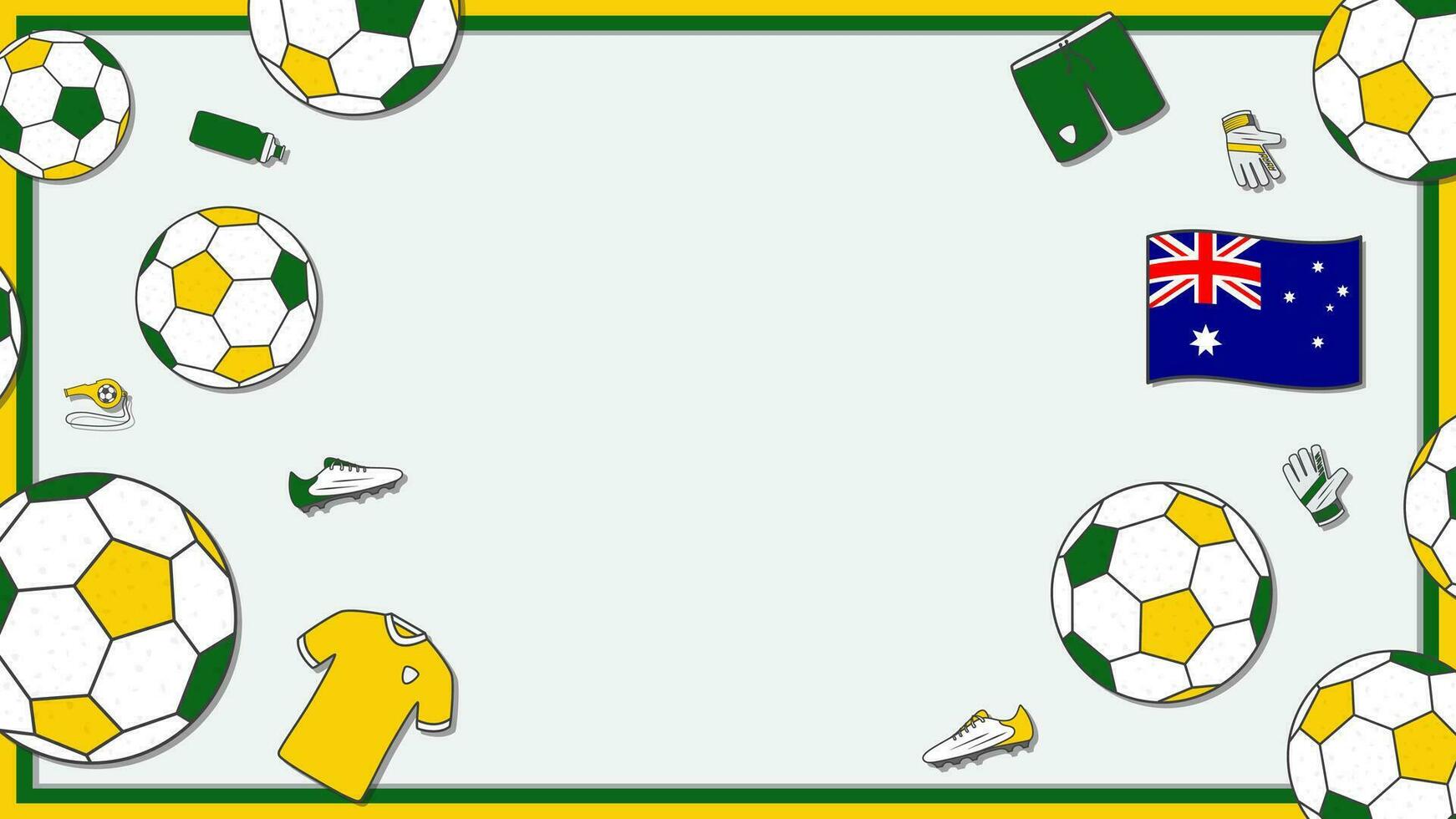 fútbol americano antecedentes diseño modelo. fútbol americano dibujos animados vector ilustración. deporte en Australia