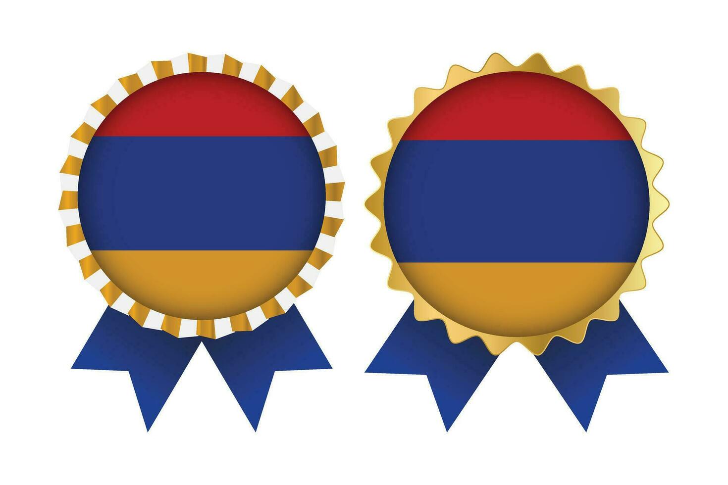 medalla conjunto diseños de Armenia modelo vector