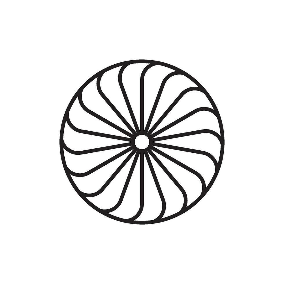 espiral icono vector