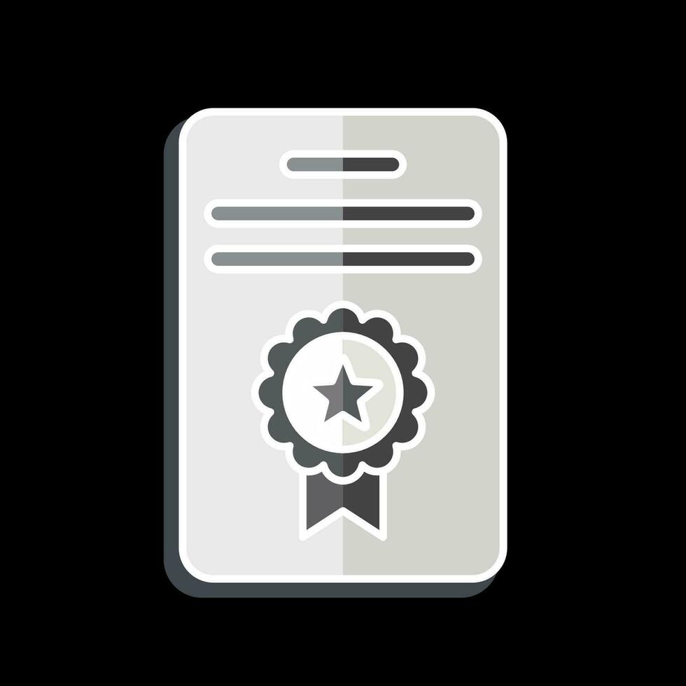 Icon Award 7. related to Award symbol. glossy style. simple design editable. simple illustration vector