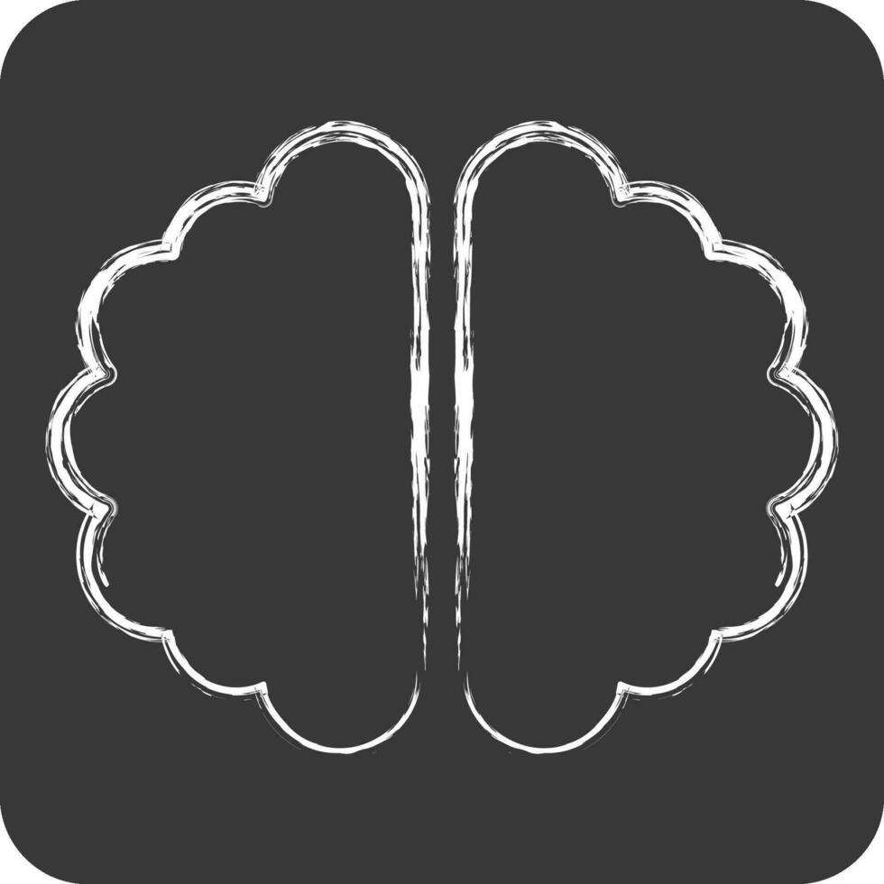 Icon Brainstorming. related to Business Analysis symbol. chalk Style simple design editable. simple illustration vector